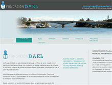 Tablet Screenshot of fundaciondael.cl